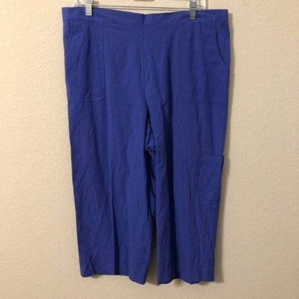Alfred Dunner Violet Classic Capri Pants